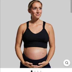 Born Primitive MILK AND MUSCLES NURSING SPORTS BRA, black, XXL